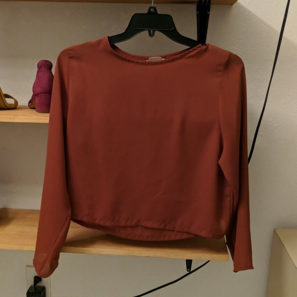 Slightly sheer blouse by Carla Freeman